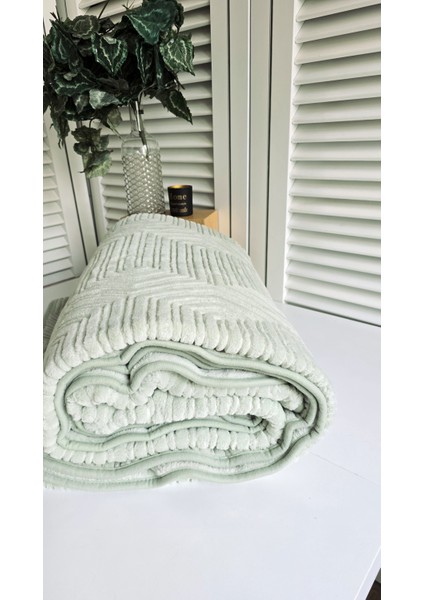 Tek Kişilik Battaniye Kalın Embos Antrasit indirimleri