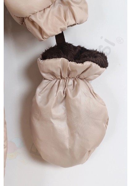 Yeni Patikli Içi Peluş Eldivenli Kapüşonlu Çocuk Kar Kışlık Erkek Bebek Astronot Tulum Kozmonot Mont indirimleri