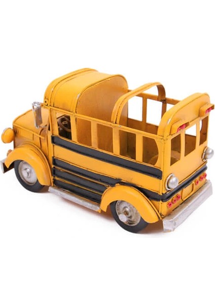 Dekoratif Metal Araba Okul Otobüsü Kalemlik modelleri