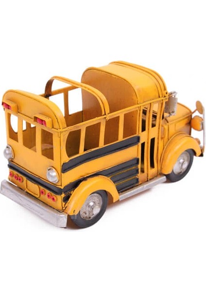 Dekoratif Metal Araba Okul Otobüsü Kalemlik fırsatları