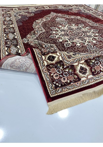 Etnik Desen Halı Bordo Renk Halı Halı Argın Halı fırsatları