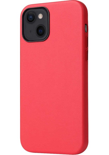 iPhone 13 Mini Kılıf Vlmt Eyzi Kapak-Kırmızı