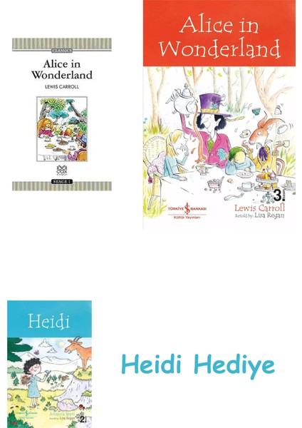 Alıce In Wonderland: Stage 1 + Alice In Wonderland + Heidi