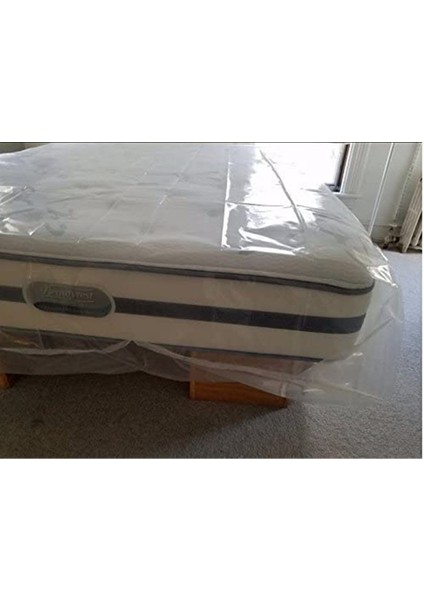 Ultra Kalın Çift Kişilik Yatak ve Baza Koruma Poşeti, Taşıma ve Saklama Kılıfı