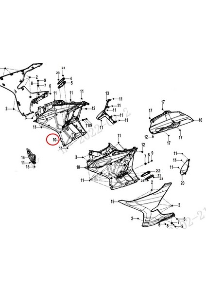 Cfmoto 450SR Sağ Ön Büyük Grenaj Panzolotu A fiyatları