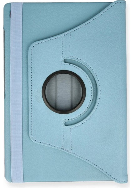 OMR02 Samsung Galaxy P610 Tab S6 Lite 10.4 Kılıf 360 Tablet Deri Kılıf - Turkuaz fiyatları