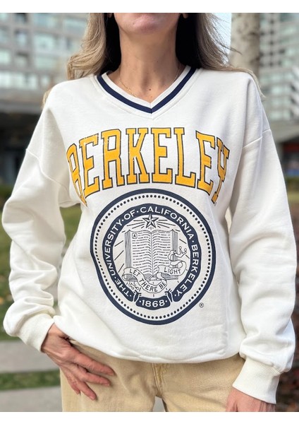 V Yaka Ribanalı Sweatshirt fiyatları