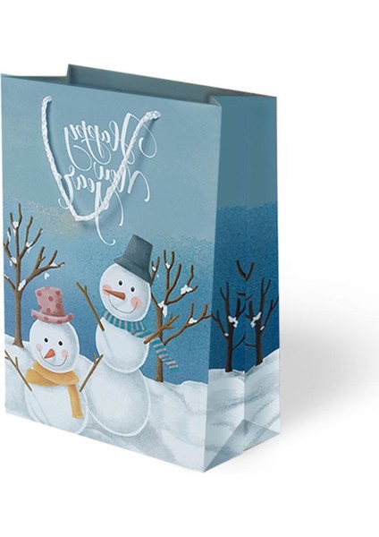 Karton Çanta Yılbaşı 25X30X9 Karton Çanta 10LU