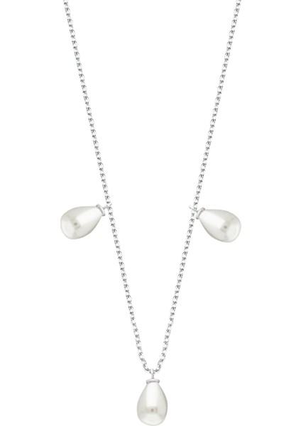 Gümüş Mini Üç Damla Inci Kolye fiyatları