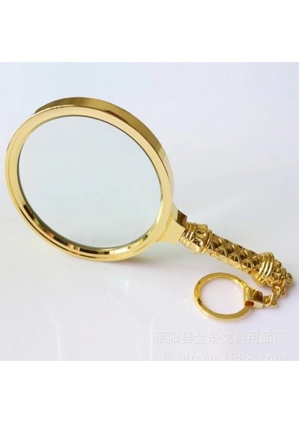 5X90MM Tüm Metal Altın Renkli, Hediye Büyüteç,optik Lensler ile Çinko Alaşım Metal Çerçeve fırsatları