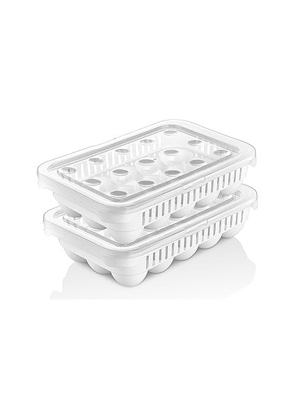 Life Yumurta Saklama Kabı – Kilitli Kapaklı, Yıkanabilir, Hijyenik ve Pratik Saklama (30'lu)