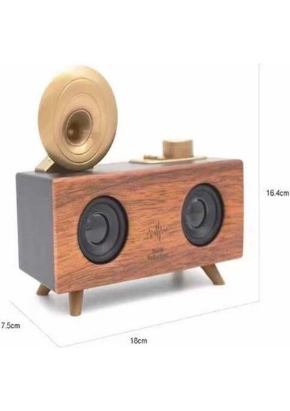 Gramafon Nostaljik Radyo Yüksek Ses Kalitesi USB Tf Kart Aux indirimleri