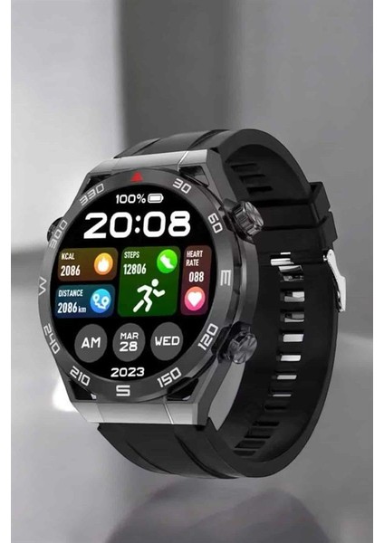 Akıllı Saat Yeni Nesil 2024 Model Metal Kordonlu Bluetooth Bağlantılı indirimleri