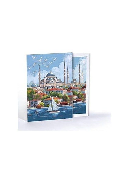 Denizle Kucaklaşan Şehir, A4 Poster (GGK-PS004)