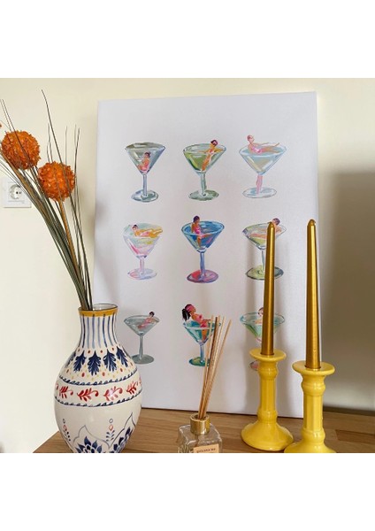 Kişiye Özel Kanvas Tablo Baskı Panoramik Dikey indirimleri