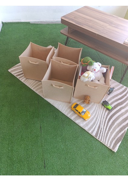 4 Lü Set 3mm Kalın Keçe Dolap Içi Düzenleyici Çocuk Oyuncak Kutusu Organizer modelleri