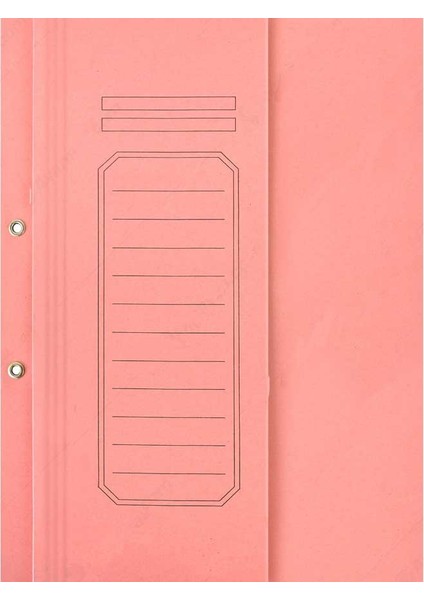 Telli Dosya Karton Yarım Kapak Lüx Pembe 25 Li