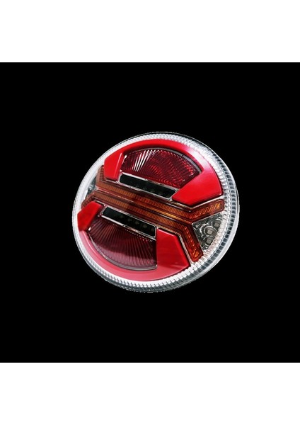 Ledli Hamburger Stop Yuvarlak 5 Fonksiyonlu 24 Volt