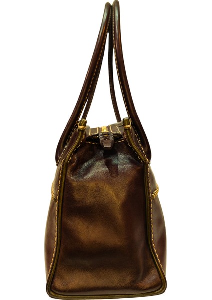 Sanra Taba Deri/gri Kadın Omuz Çantası 048 Sanra modelleri