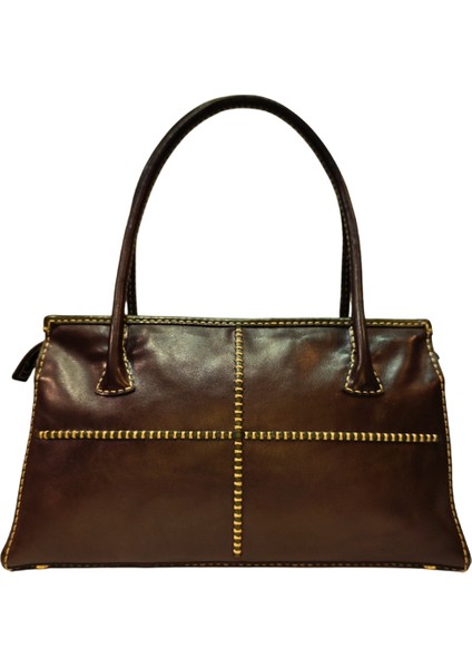 Sanra Taba Deri/gri Kadın Omuz Çantası 048 Sanra fırsatları