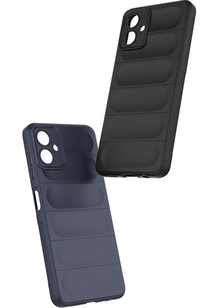 Galaxy A07 Kılıf Esnek Tpu Oyuklu Arka Yüzey Tasarımlı Zore Etnik Silikon Kapak - Siyah indirimleri