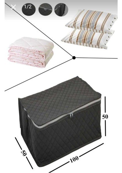 Kalın Tela Kumaş Büyük Boy Hurç, Yorgan, Döşek, Yatak Için Ideal 100X50 Ölçü fiyatları