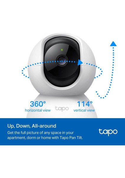 Tp -Lınk Tapo C200C 2mp Fhd 1080P Gece Goruslu Wıfı Kamera fiyatları