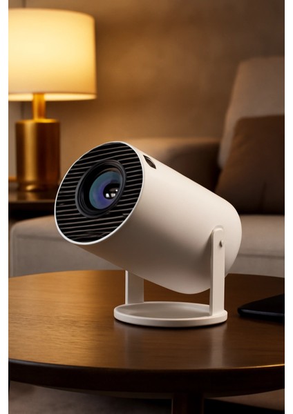 Buğz Taşınabilir Sinema Projektörü Pro Telefon Destekli Android 11 Akıllı Projeksiyon