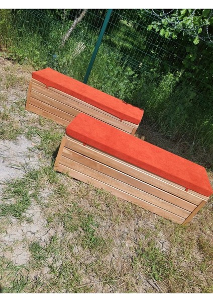 Sağlam Lüks Ahşap Bahçe Sandık Sedir (160X45X45) Kalın Ahşap Bahçe Depolama indirimleri