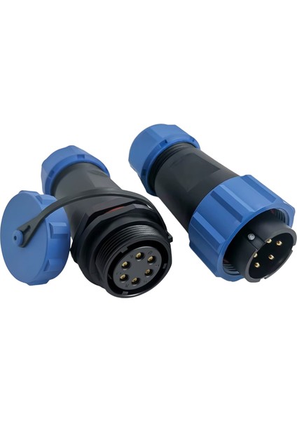 SD16 Konnektör - Erkek/dişi Takım (6 Pin)