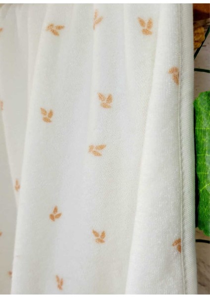 Kalın, Pamuklu Piko Kız-Erkek Yenidoğan-Bebek Kundak Battaniyesi 75X90CM Krem/yapraklı fiyatları