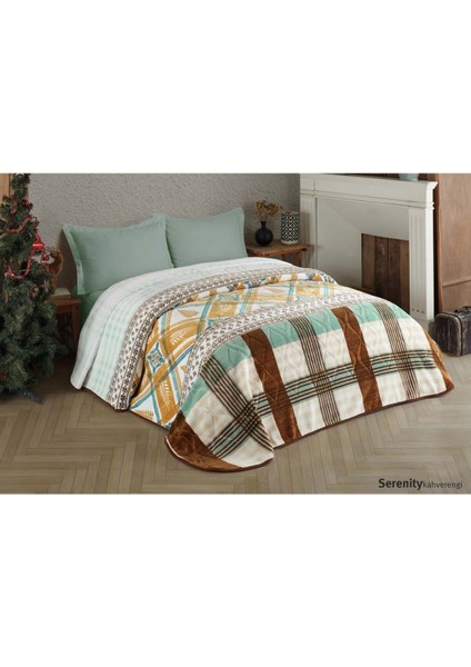 Kalın Tek Kişilik Kabartmalı Battaniye Embos 160X220