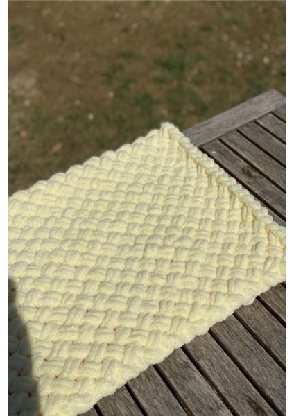 Bebek Battaniyesi Açık Sarı 85*85 cm fiyatları