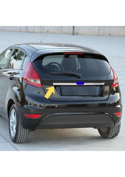 Ford Fiesta Bagaj Çıtası Krom Nikelaj (2008-2017) için Özel Ürün (Tek Parça Paslanmaz Çelik) modelleri