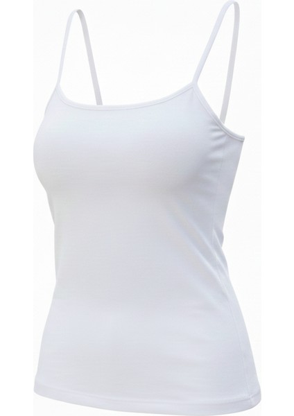 Kadın Pamuklu İp Askılı Ribanalı Atlet 6'lı Paket fiyatları