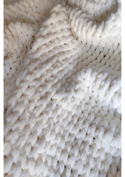 Bebek Battaniyesi Kışlık-Kalın Ekru 100*100 fiyatları