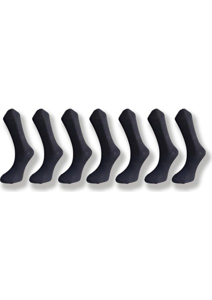 7'li Paket , Düz (Desensiz) Siyah , Soket Boy Erkek Çorabı (7 Çift Siyah) modelleri