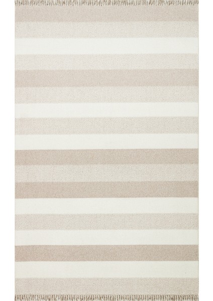 Eko Halı Oslo 08 Beige Hav Toz Vermeyen Yumuşak Dokulu Etnik Desenli Modern Kaliteli Halı