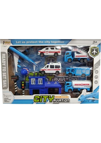 Çek Bırak Havalimanı Oyun Seti 7756S-307