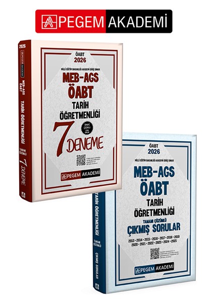 PEGEM AKADEMİ 2026 MEB AGS ÖABT Tarih Öğretmenliği Tamamı Çözümü