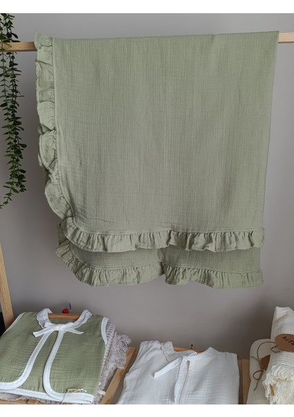 Çift Kat Dikilmiş Ekstra Kalın Müslin Bebek Battaniyesi modelleri