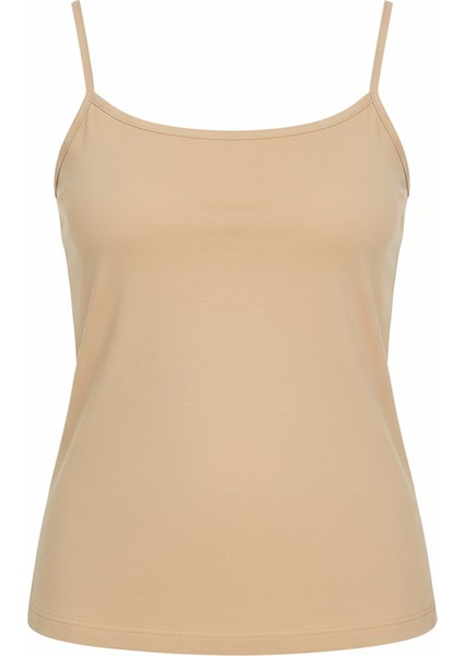 Kadın Pamuklu İp Askılı Ribanalı Atlet 6'lı Paket