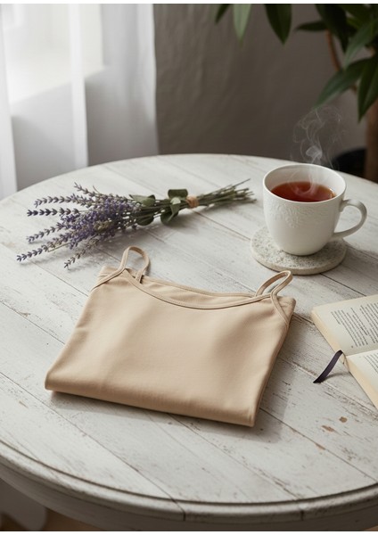 Kadın Pamuklu İp Askılı Ribanalı Atlet 6'lı Paket fırsatları