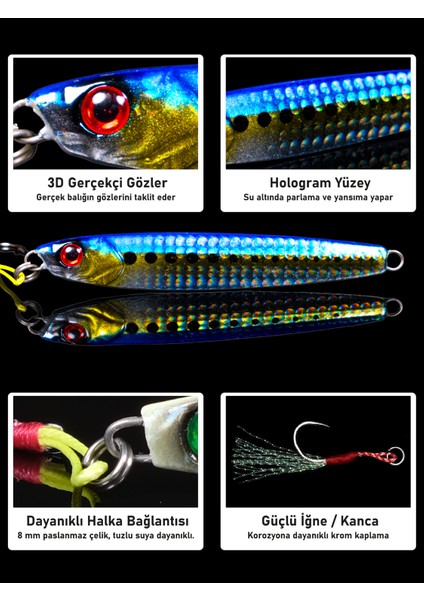 Jig Zoka Suni Yem 60Gr 10cm JIGTO Tide 60-Bnk-02 modelleri