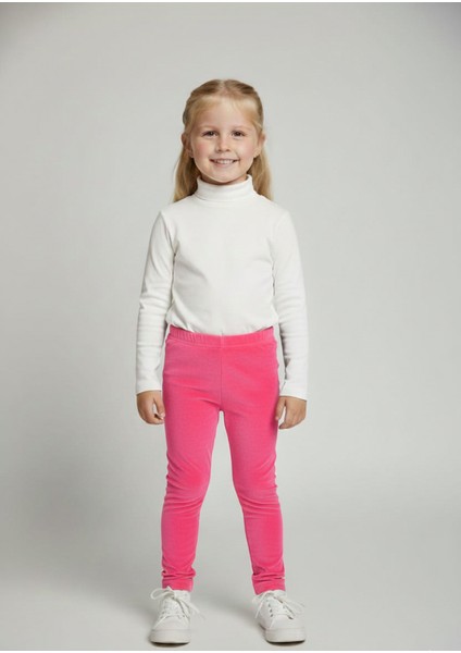 Kız Çocuk Fitilli Kadife Tayt - Bordo Rahat Kışlık Esnek Leggings fiyatları