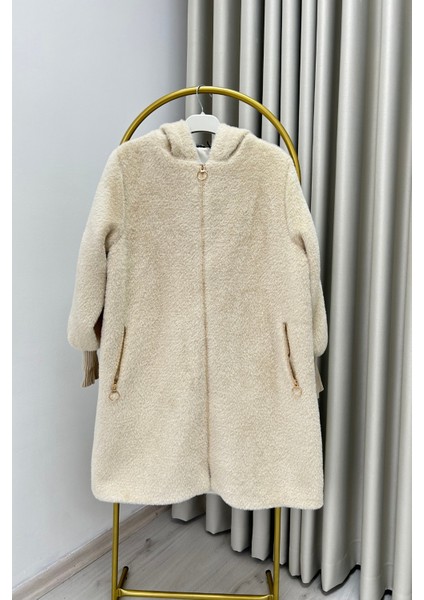 Noshe Premium Kalite Astarlı ve Kapüşonlu Angora Kaban fırsatları