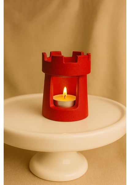 Kale Mumluk & Şamdan – El Yapımı Dekoratif Kale Tasarım Mumluk, Ev Dekoru