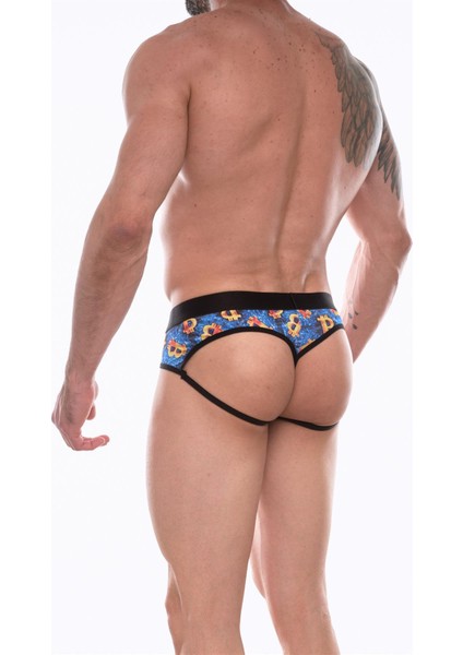 Erkek Desenli Jockstrap Çamaşır