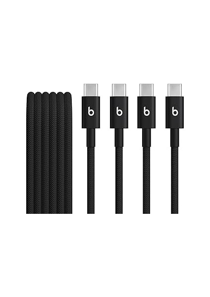 Usb-C'den Usb-C'ye Örgülü Kablo, Ikili Paket, Hızlı Şarj, Dayanıklı/dolanmayan, ve Andr