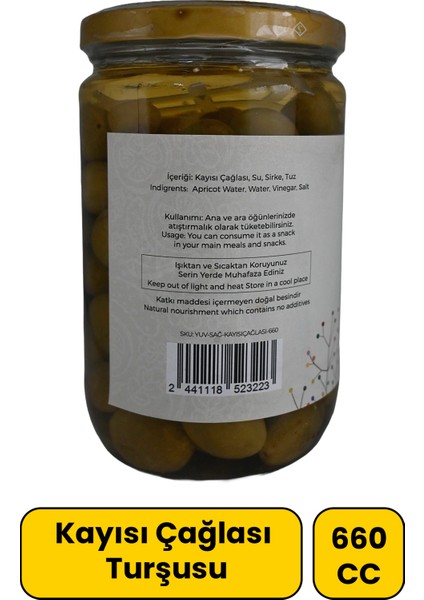 Kayısı Çağlası Turşusu | 660 cc modelleri